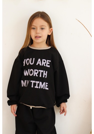 2 Li Takım Baskılı İki İp Siyah