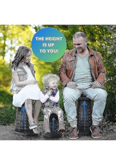 Bloomnest Katlanır Sandalye, Dolgulu Sahte Sandalye, Ev-ofis-yemek Odası, Siyah A719 Altın-siyah, Taşınabilir, Yükseklik Ayarlanabilir Altın - Siyah