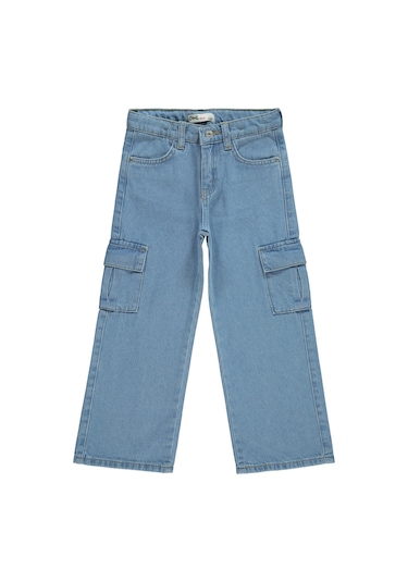 Civil Girls Kız Çocuk Kot Pantolon 6-9 Yaş Açık Mavi 20d68740124s1 Açık Mavi
