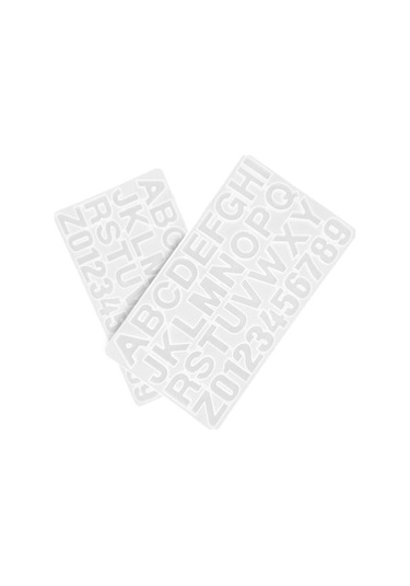 Maoyaya Reçine Dijital Harf Kalıpları Dekorasyon Silikon Kalıbı El Yapımı Aksesuar Çok Renkli