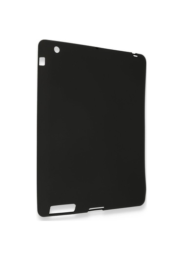 Apple Uyumlu  iPad 4 9.7 Kılıf Evo Tablet Silikon - Siyah Diğer