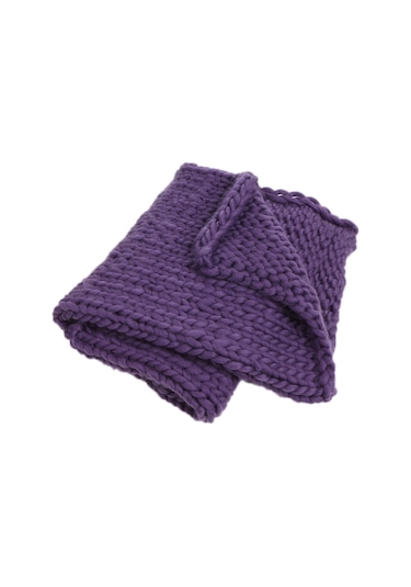 Suofeng El İşi Sıcacık Ve Yumuşak Örgü Battaniye, Bulky Kumaş, Salon Ve Oturma Odası İçin Şık Dekor, 60x60cm - 120x150cm Diğer