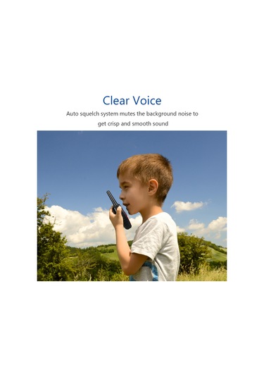 Tenfowee Erkek-çocuk İçin Kablosuz Konuşur, 8 Kanal, 0.5w, Otomatik Gürültü Azaltma, Outdoor Aktivitelere Uygun, Kırmızı, Avrupa Versiyonu