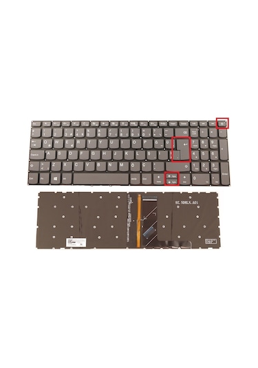 Lenovo Uyumlu 320-17Ast Işıklı Klavye K-L70v2