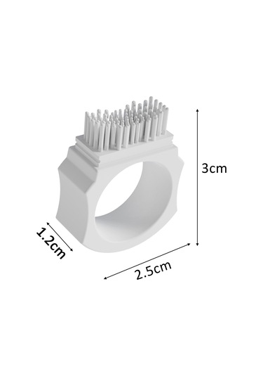 Suntek Çocuklar Parmak Diş Fırçası Taşınabilir Beyaz