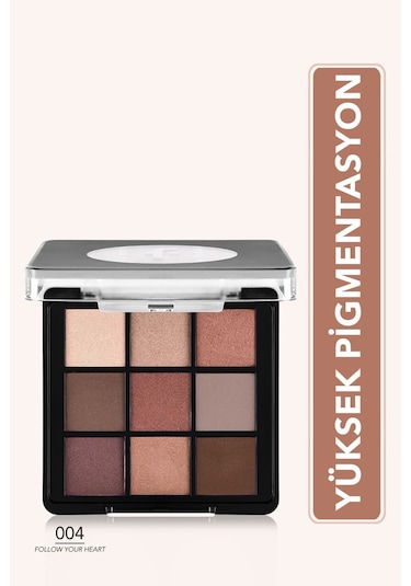 Flormar Mat & Işıltılı Kremsi Far Paleti - Eye Shadow Palette - 004 Follow Your Heart- 8682536048460