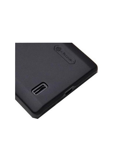 Nillkin Optimus L9 İle Uyumlu Sert Kauçuk Kılıf Siyah