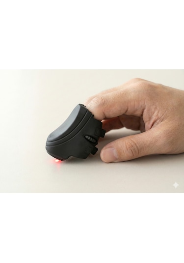 Tembel Parmak Mouse Bluetooth Kablosuz 1000 Dpı Ergonomik Mini Fare Diğer