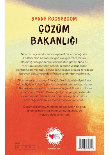Çözüm Bakanlığı - Sanne Rooseboom - Can Çocuk Yayınları