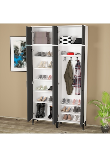 Kalender Dekor Alba-1-3-4-4 Alb14 Portmanto Vestiyer Ayakkabılık