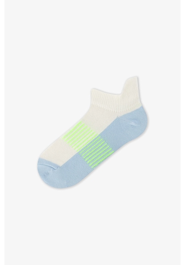 Penti Renkli Erkek Çocuk Neon Green Blue 3'lü Tab Patik Çorap