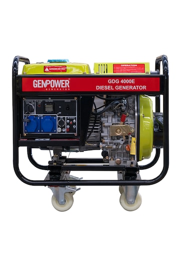 Genpower GDG 4000 E 4 Kva Dizel Kabinsiz Monofaze Jeneratör