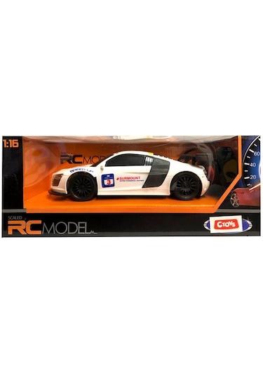 Ctoys Scaled Rc Model 27 Mhz Full Fonksiyonlu Uzaktan Kumandalı Audi Beyaz Araba Qx3688 5