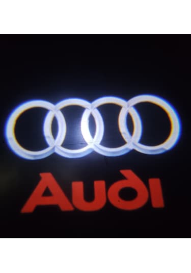 Audi Araçlar İçin Geçmeli Soketli Kapı Altı Led Logo