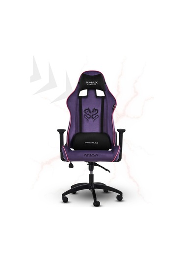 Rio Plus Balerion Terletmez Kadife Kumaş Mor Gaming Oyuncu Koltuğu -11 Mor