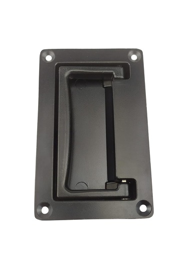 Çekme Kulplu Konteyner Kulpu Siyah Gömme Kaldırmalı Gömme Kapı Kulpu, 1'li Paket