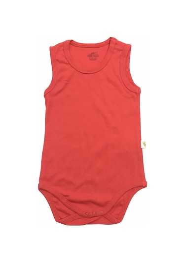 Mini Damla Body Askılı Penye Kırmızı