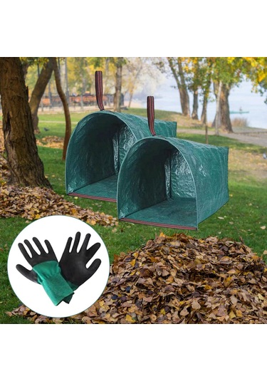 Homyl 2 Adet Tozpan Tipi Bahçe Torbaları Çim Parkları Için