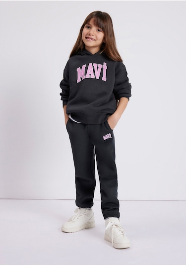 Mavi - Mavi Logo Baskılı Gri Eşofmanaltı 7010000-70087 Gri