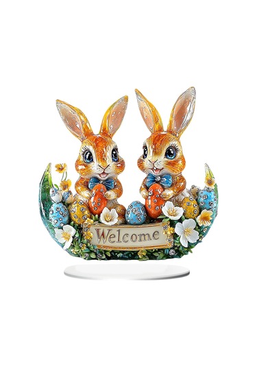 Suntek Paskalya 2d Düz Akrilik Süs Hediye Ofis Doğum Günü Stil A