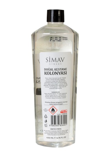 Simav Synaus Kestane Özlü ve Termal Sulu Kolonya 400 ML