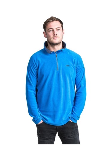 Trespass Maflmfn10001 Blackford Male Microfleece At100 Bright Blue Erkek Polar 001
