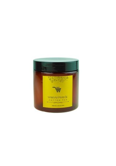 Organizer 4lü Kapaklı Kutu 500ml Set Banyo Düzenleyici Kutular Açık Kahverengi