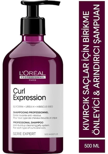 L'Oréal Professionnel Serie Expert Curl Expression Birikme Önleyici Şampuan 500 ML