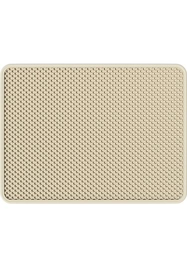 Sones 45 X 30cm Filtreleme Ve Sıçramaya Dayanıklı Çöp Mat Pet Çift Katmanlı Eva Yatak Pedleri