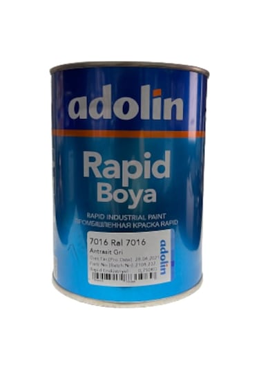 Adolin Rapid Endüstriyel Ral 7016 Antrasit Gri Boya