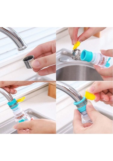 2 Adet Musluk Başlığı / Oynar Başlıklı Pervaneli Taşlı Musluk Baş