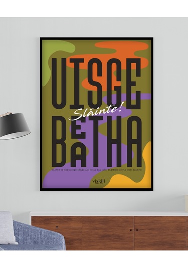 Anason İşleri Sláinte Renkli Poster 50x70cm