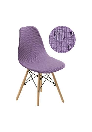 Mor 1/2/4/6 Adet Su Geçirmez Yemek Sandalyesi Kapakları Ziyafet Düğün Süslemeleri 1-pcs