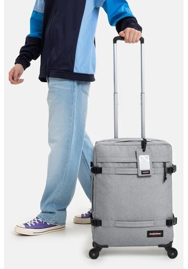 Eastpak Kabin Boy Transit'r 4 S Çekçekli 4 Tekerlekli Valiz 363 Gri
