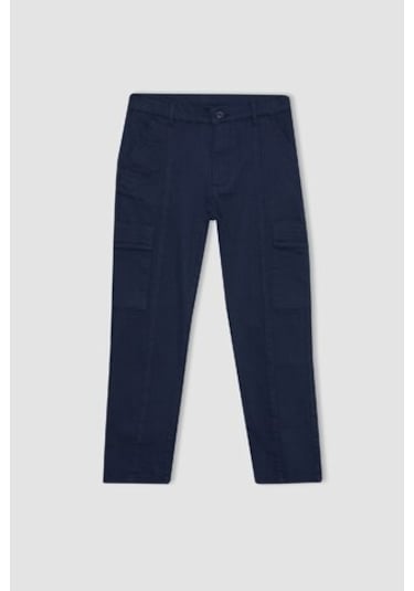 Defacto Erkek Çocuk Kargo Fit Standart Paça Twill Pantolon A4936a823wnnv256 Lacivert Defacto Erkek Çocuk Kargo Fit Standart Paça Twill Pantolon A4936a823wnnv256 Lacivert