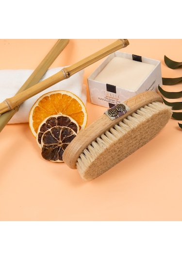 Efsoon Organics Doğal At Kılı Selülit Fırçası