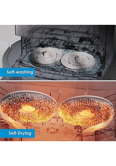 Xurunkeji Roborock Q Revo Robot Süpürge İçin Vakum Aksesuarları Seti Mop Pedleri Ana Yan Fırça Toz Torbaları Hepa Filtre