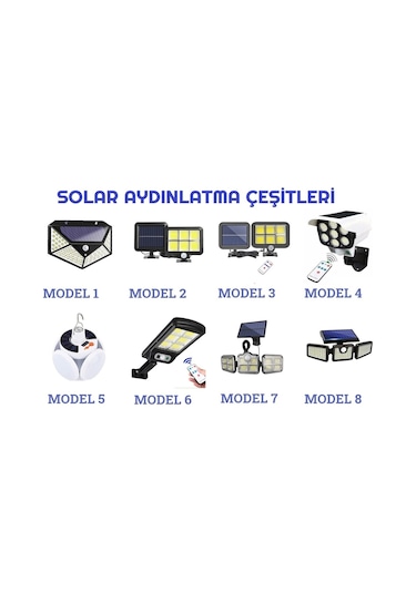 Güneş Enerjili Hareket Sensörlü Bahçe Garaj Ev Aydınlatma Lambası (548548105) Diğer