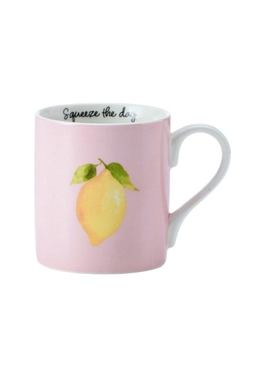 Mikasa Fine China 280 Ml Düz Taraflı Kupa Limon Pembe