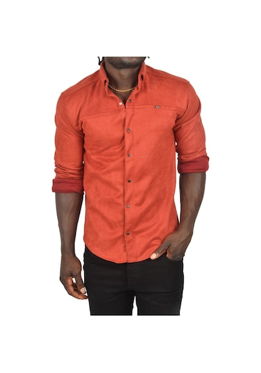 Deepsea Erkek Kiremit Rengi Çıtçıtlı Süet Gömlek 2500556 Kiremit Deepsea Erkek Kiremit Rengi Çıtçıtlı Süet Gömlek 2500556 Kiremit