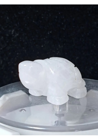 Beautiful Stones Çayır Kaplumbağası Heykelciği 25-30 Gr Dağ Kristali'nden 316899650