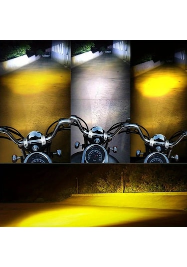 Motion003 2 Adet Led Farlar Ve 1 Anahtarlı Sis Lambası Araçlar Motosikletler Tekneler Suvlar