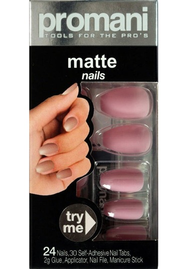 Promani Matte Takma Tırnak Kiti - Şeker Pembesi Kod: PR-5019