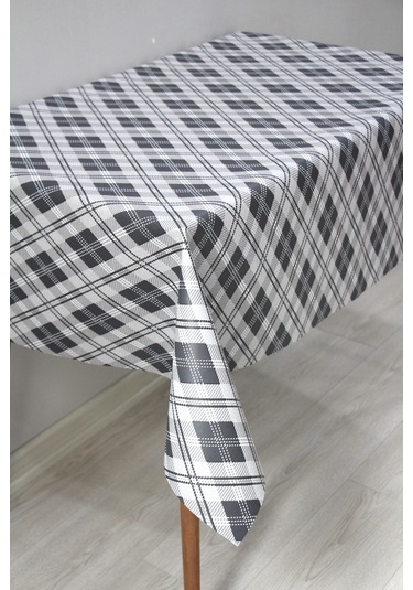 Astarlı Silinebilir Pvc Muşamba Masa Örtüsü 1202-4-gri