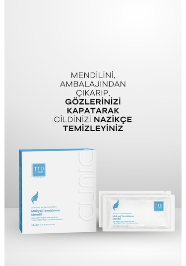 Tto Clinic Makyaj Temizleme Mendili 24'lü