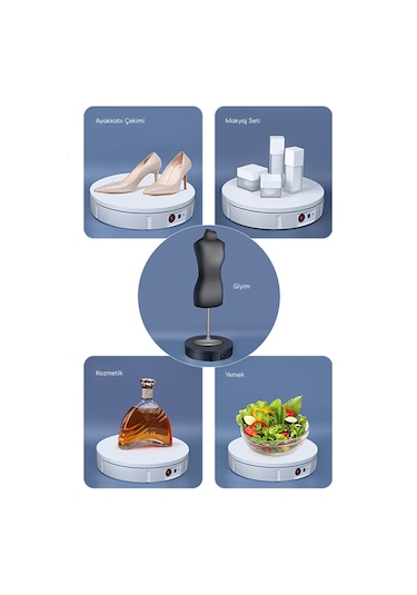 Gdx Tuta-30 30 Cm Turn Table - Döner Stand - Döner Tabla
