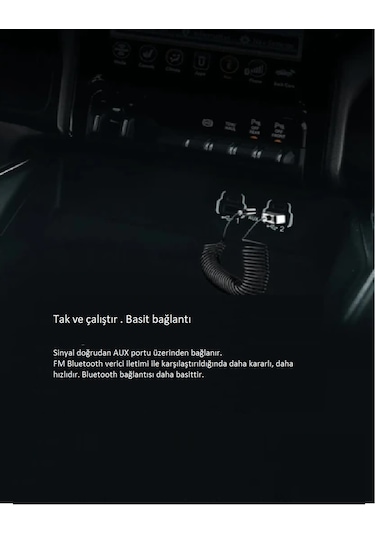 Plentiful Bluetooth Adaptör Araba Ve Araç Usb Ve 3.5mm Aux