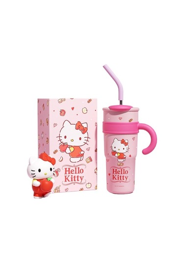 Karikatür Büyük Kapasiteli Paslanmaz Çelik Su Şişesi Oyuncaksız 1200 Ml Duc0k7 Pembe