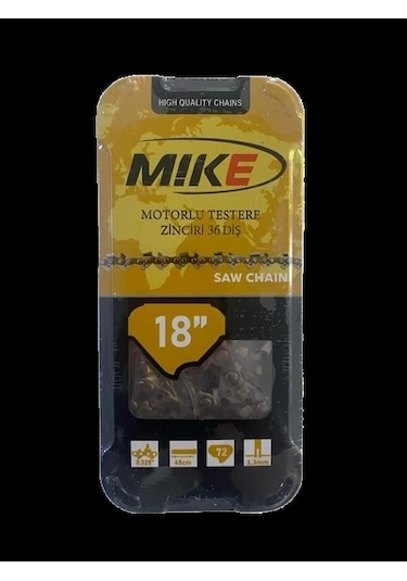 Mike Testere Zinciri 3/25 36 Diş Köşeli