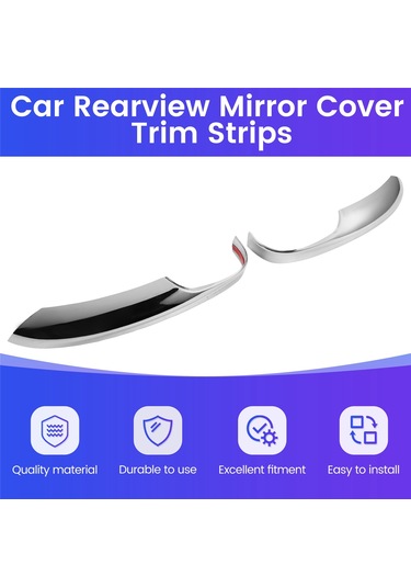 Xiaaokeji Mazda 3 Axela 2013-2016 İçin Araba Dikiz Aynası Kapağı Trim Şeritleri